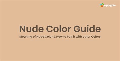 nude colour meaning|Nude 